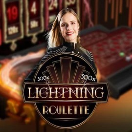 Lightning Roulette by Evolution, showcased at bigscasino.it – game logo